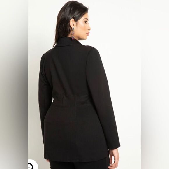 Eloquii Corset black peplum blazer sz 28 - Picture 8 of 12